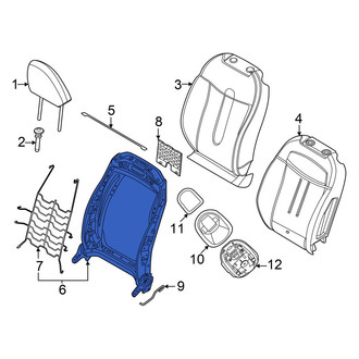Mini OE - Front Left Seat Back Frame