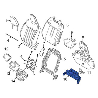 Mini OE - Front Right Seat Back Panel