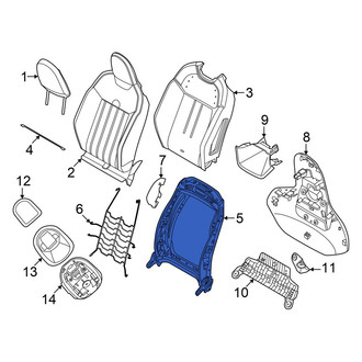 Mini OE - Front Right Seat Back Frame