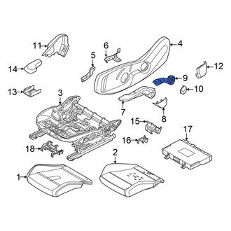 Mini OE - Front Right Seat Back Recliner Adjustment Handle