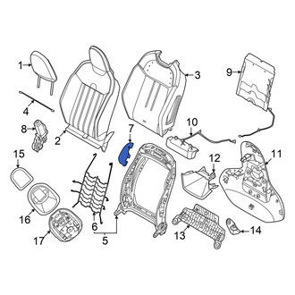 Mini OE - Front Left Lower Inner Seat Trim Panel