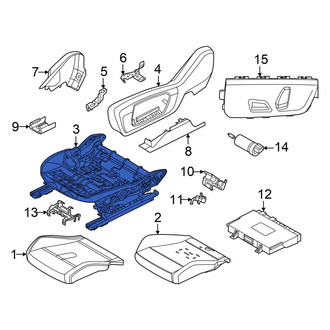 Mini OE - Front Right Seat Track