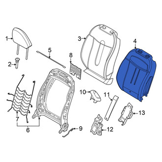 Mini OE - Front Left Seat Back Cushion