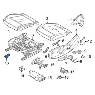 Mini OE - Front Left Inner Seat Track Cover