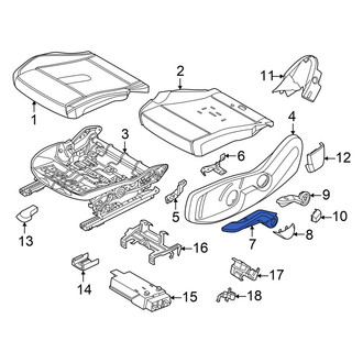 Mini OE - Front Left Seat Height Adjuster Handle