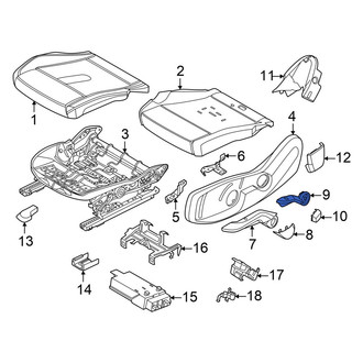 Mini OE - Front Left Seat Back Recliner Adjustment Handle