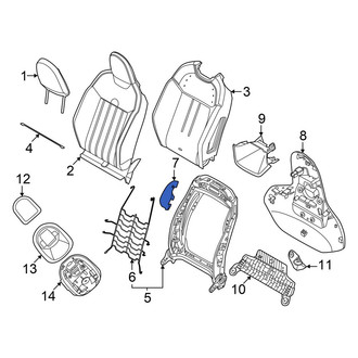 Mini OE - Left Seat Trim Panel Cap
