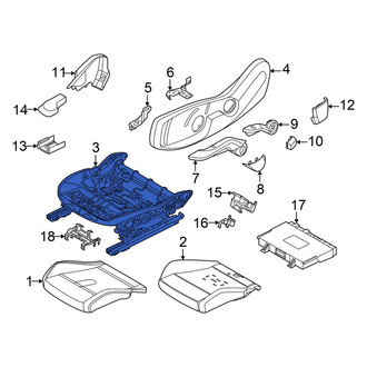 Mini OE - Front Right Seat Track