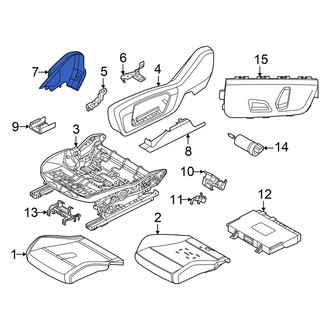 Mini OE - Front Left Outer Seat Trim Panel