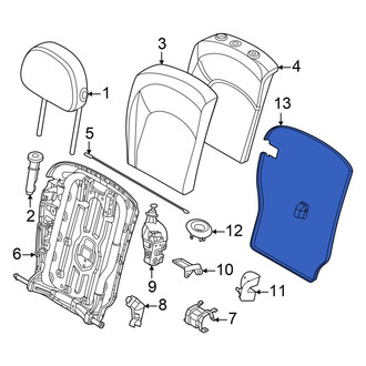 Mini OE - Rear Right Seat Back Panel