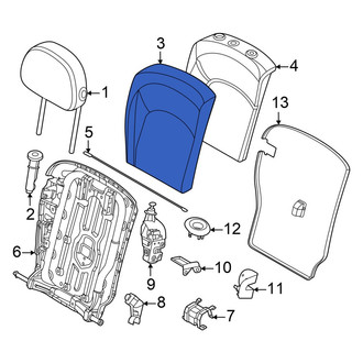 Mini OE - Rear Right Seat Back Cushion Cover