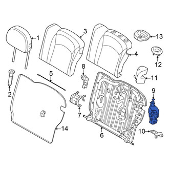 Mini OE - Rear Left Folding Seat Latch