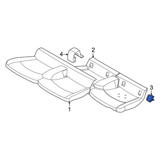 Mini OE - Rear Child Restraint Anchor Plate Bezel