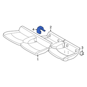 Mini OE - Front Left Inner Seat Trim Panel