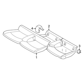 Mini OE - Seats & Tracks - Rear Seat Components (Seat Cushion)