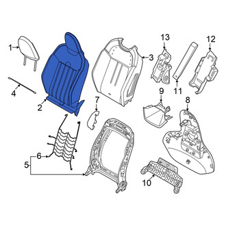 Mini OE - Front Right Seat Back Cushion Cover