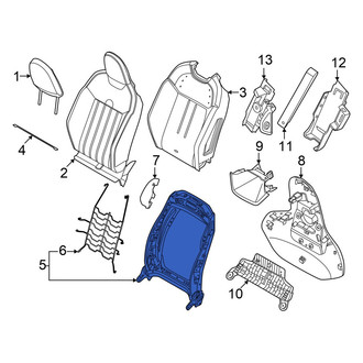 Mini OE - Front Right Seat Back Frame