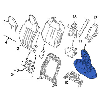 Mini OE - Front Right Upper Seat Back Panel