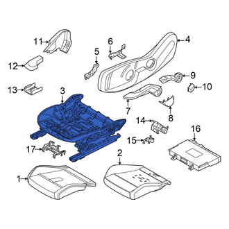 Mini OE - Front Right Seat Track