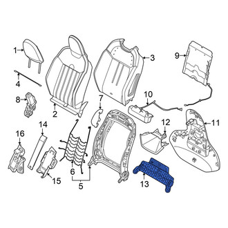 Mini OE - Front Right Lower Seat Back Panel