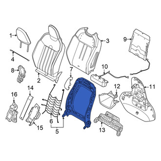 Mini OE - Front Right Seat Back Frame