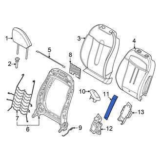Mini OE - Front Left Folding Seat Latch Release Handle