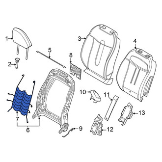 Mini OE - Front Left Seat Back Cushion Spring