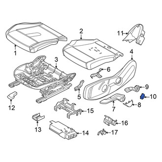Mini OE - Front Left Seat Back Recliner Adjustment Handle Cap