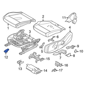 Mini OE - Front Left Seat Track Adjust Handle