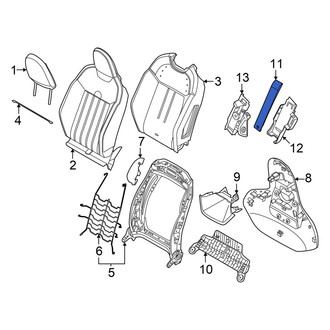 Mini OE - Front Right Folding Seat Latch Release Handle