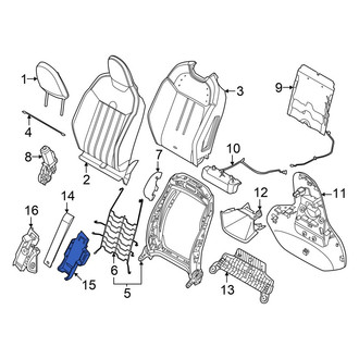 Mini OE - Front Left Folding Seat Latch Release Handle Cap