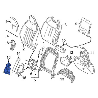 Mini OE - Front Left Folding Seat Latch Release Handle Bracket