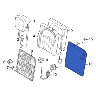 Mini OE - Rear Right Seat Back Panel