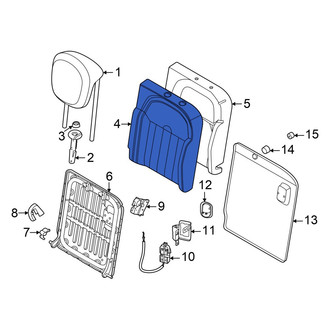 Mini OE - Rear Right Seat Back Cushion Cover