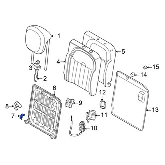 Mini OE - Rear Left Seat Hinge