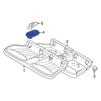 Mini OE - Rear Seat Armrest Cup Holder