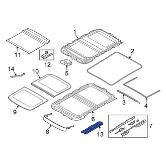 Mini OE - Left Sunroof Reinforcement