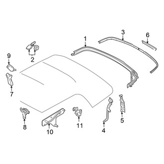 Mini OE - Convertible Top - Attaching Components (Convertible)