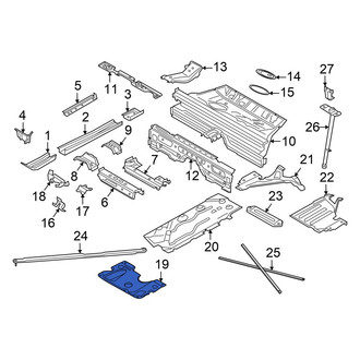 Mini OE - Front Floor Pan Splash Shield