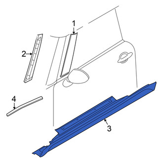 Mini OE - Left Rocker Panel Guard