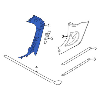 Mini OE - Left Body A-Pillar Trim Panel