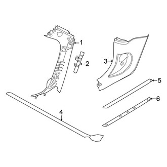 Mini OE - Pillars, Rocker & Floor - Interior Trim (Convertible)