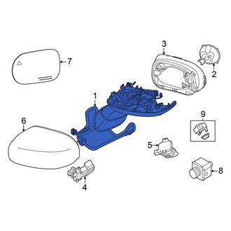 Mini OE - Front Left Door Mirror Housing