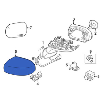 Mini OE - Front Left Door Mirror Cover