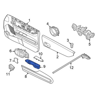 Mini OE - Front Right Door Switch Trim Panel