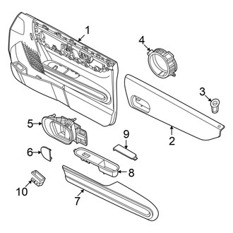 Mini OE - Front Door - Interior Trim (Trim Panel & Components), (Base / S 4 Doors)