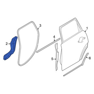 Mini OE - Rear Left Door Shell Insulator