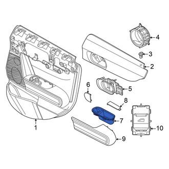 Mini OE - Front Right Door Switch Trim Panel