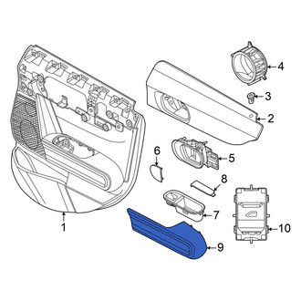Mini OE - Rear Left Door Armrest
