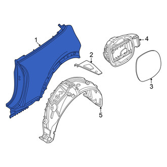 Mini OE - Rear Left Quarter Panel